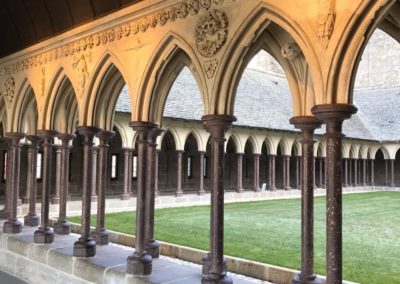 View of the cloisters