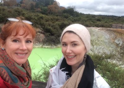Jewel Straite and I at Wai-O-Tapo Thermal Park