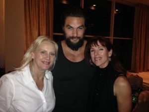 Andrea Thompson, Jason Momoa and Patricia Tallman
