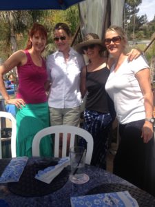 Patricia Tallman, Claudia Christian, Mira Furlan and Andrea Thompson in Malibu!